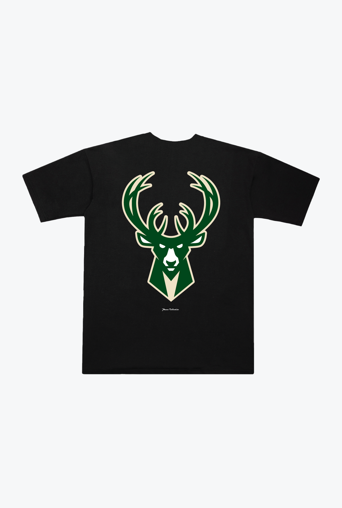 Milwaukee Bucks Heavyweight T-Shirt - Black
