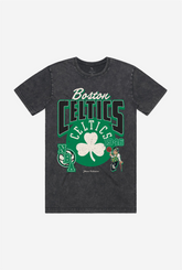 Boston Celtics Stonewash T-Shirt - Black