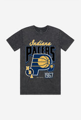 Indiana Pacers Stonewash T-Shirt - Black