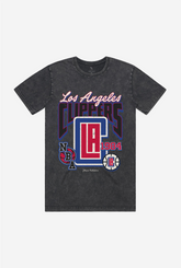 Los Angeles Clippers Stonewash T-Shirt - Black