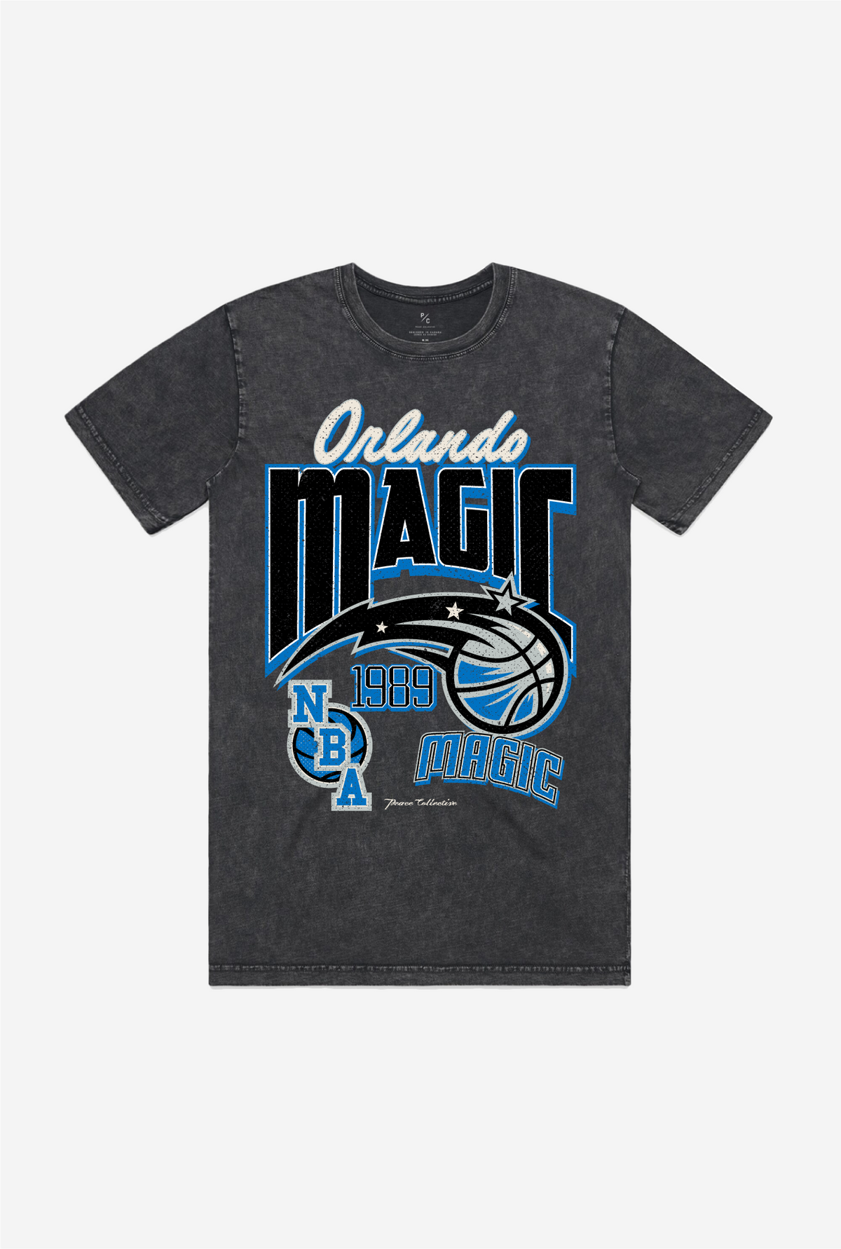 Orlando Magic Stonewash T-Shirt - Black