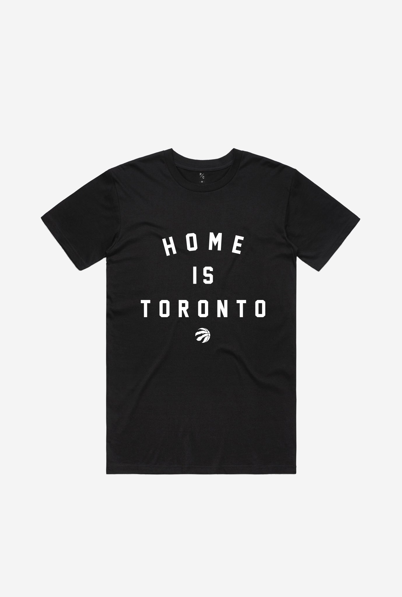 Home is Toronto Raptors Ball T-Shirt - Black