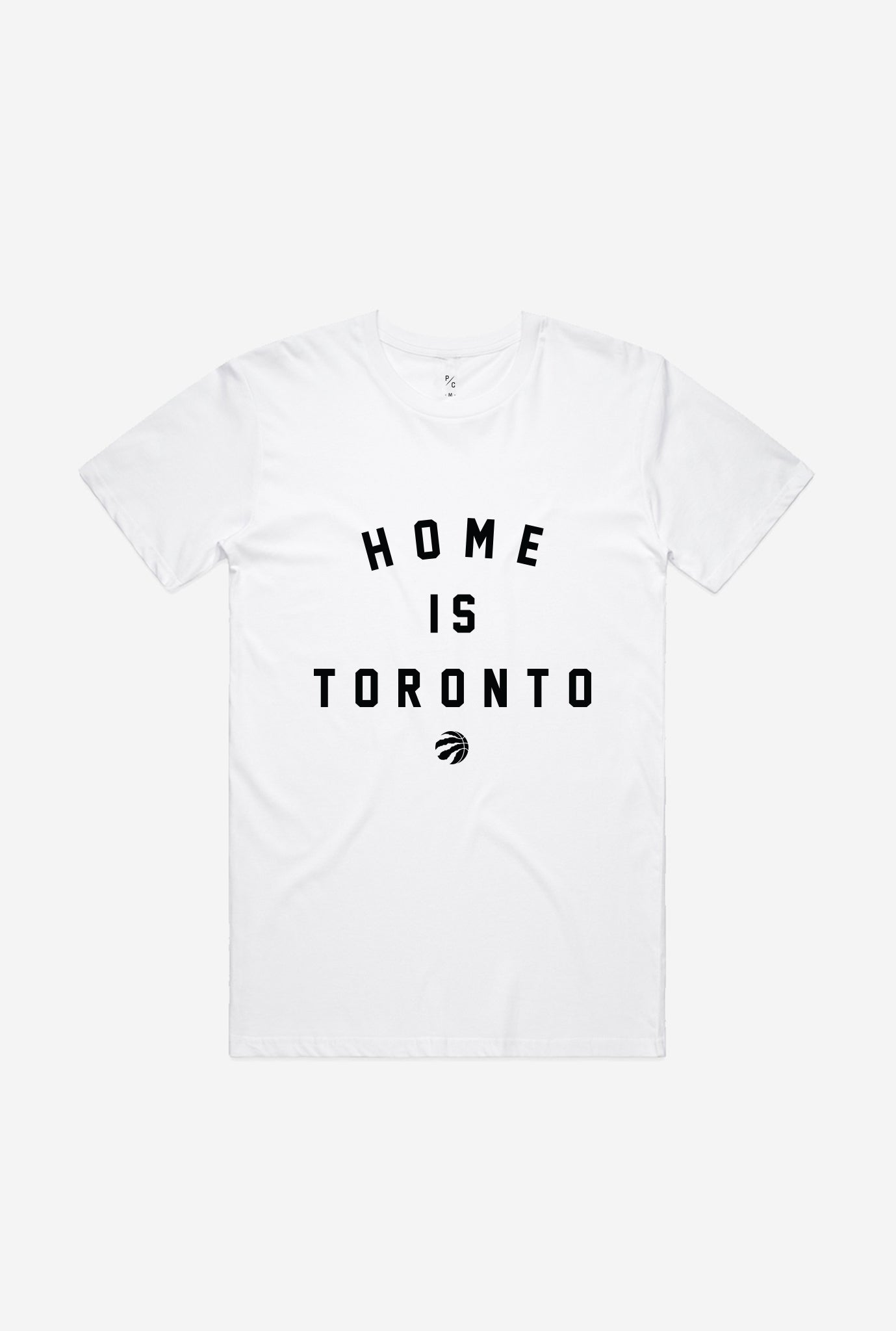 Home is Toronto Raptors Ball T-Shirt - White