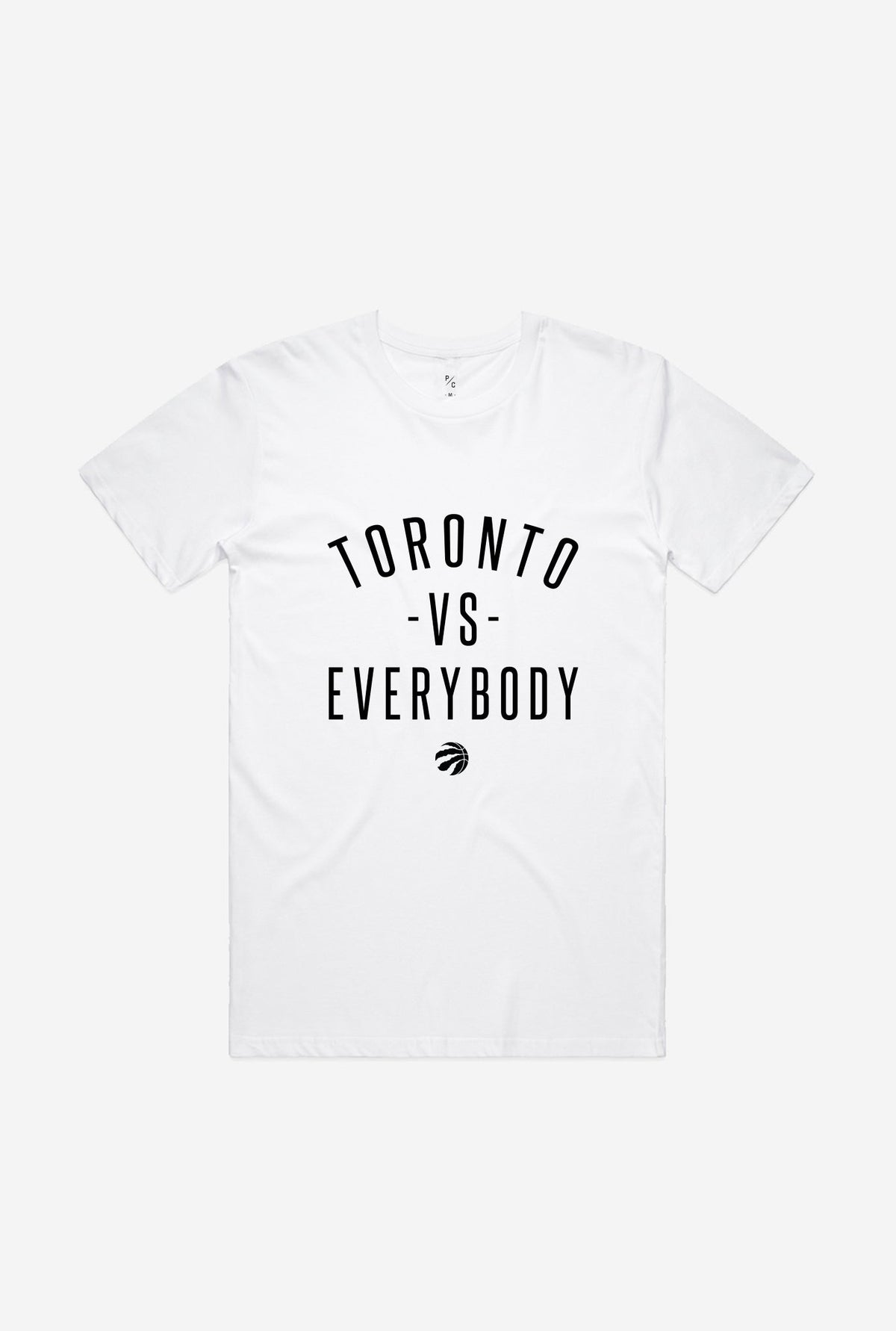 Toronto -vs- Everybody Raptor Ball T-Shirt - White