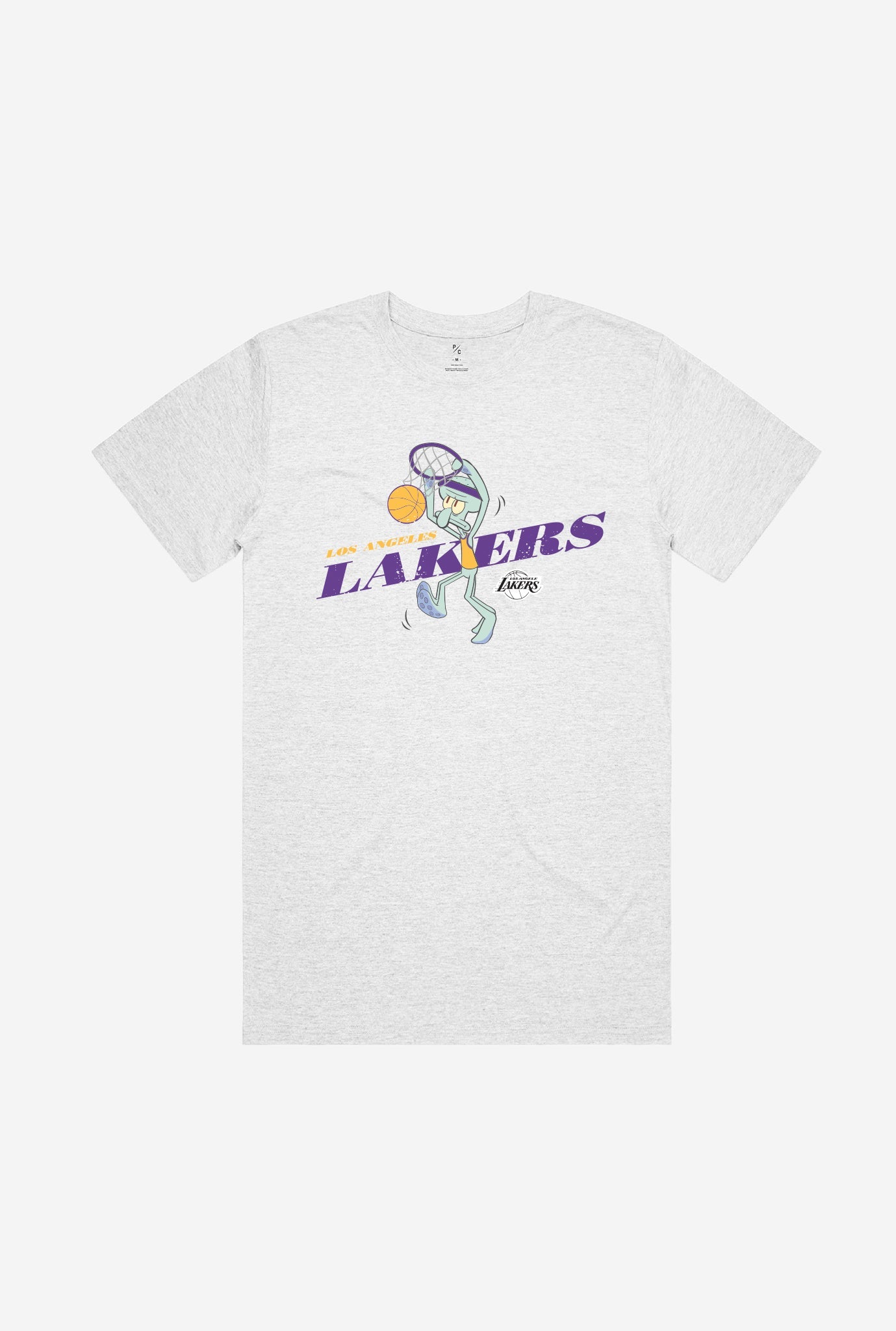 Los Angeles Lakers Squidward T-Shirt - Ash