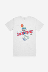 Philadelphia 76ers Squidward Dunk T-Shirt - Ash