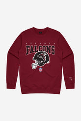 Atlanta Falcons Vintage Crewneck - Maroon
