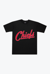 Kansas City Chiefs Heavyweight T-Shirt - Black