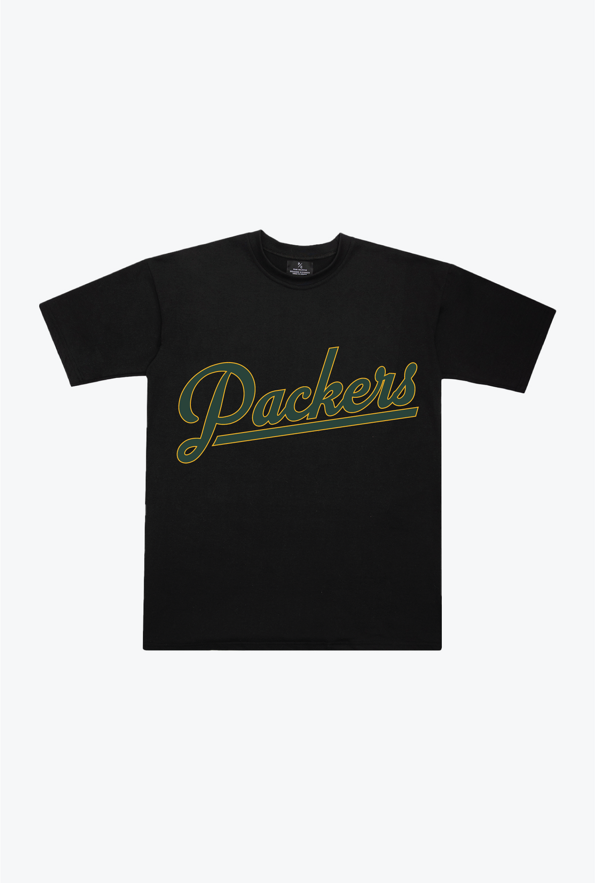 Green Bay Packers Heavyweight T-Shirt - Black