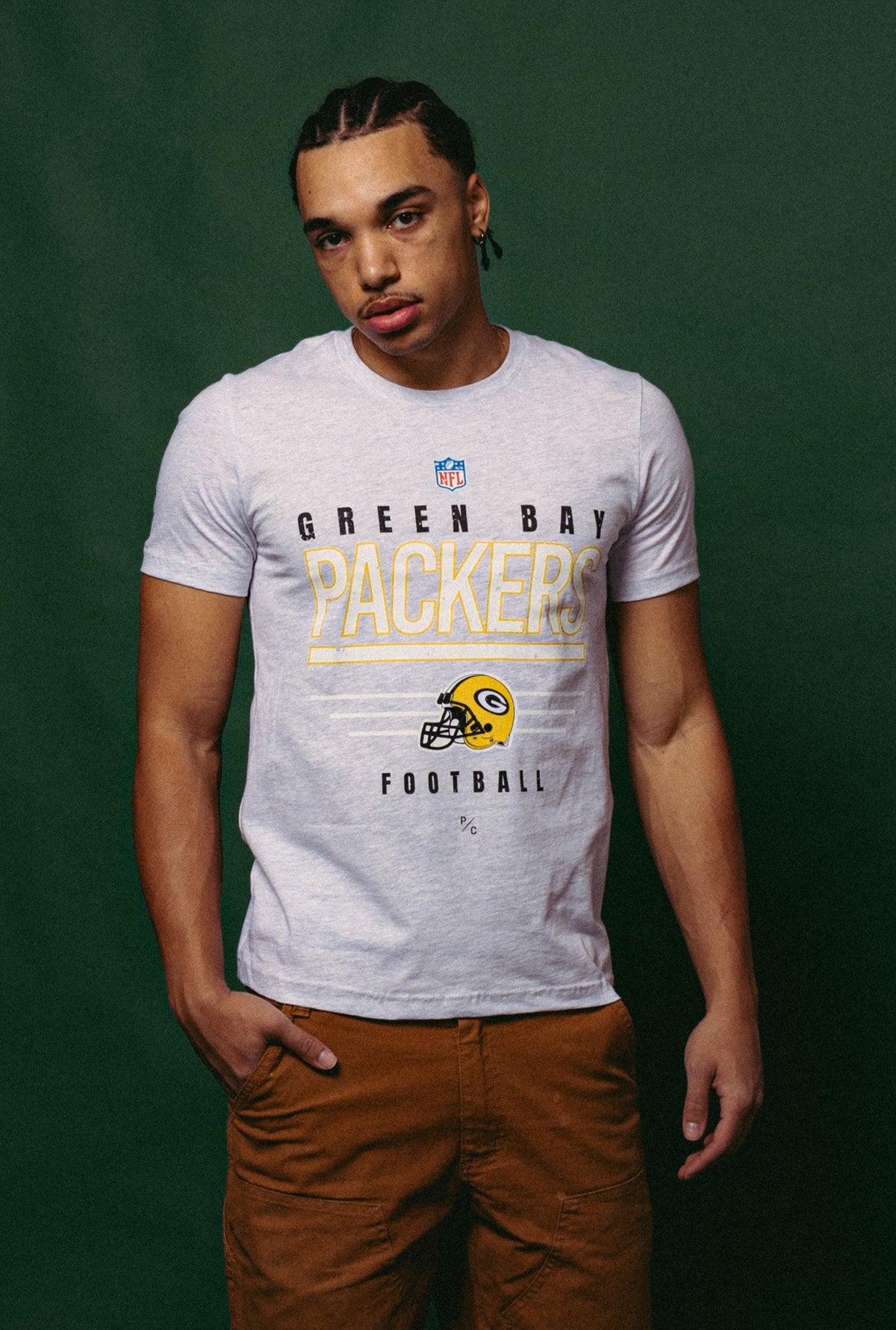 Green Bay Packers Vintage T-Shirt - Ash