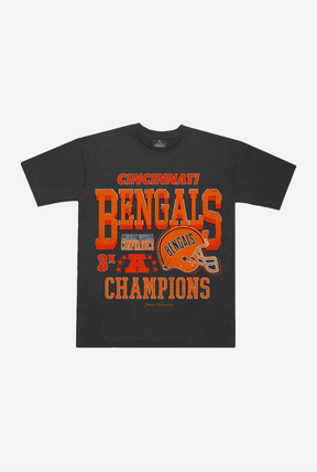Cincinnati Bengals Vintage Championship T-Shirt - Black