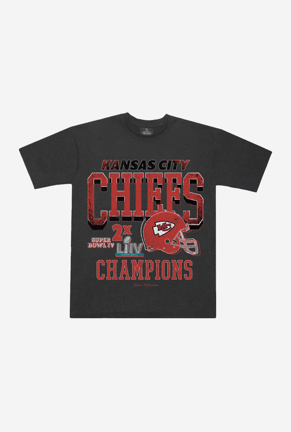 Kansas City Chiefs Vintage Championship T-Shirt - Black