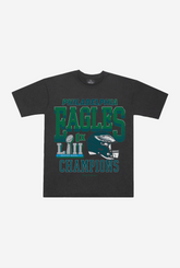 Philadelphia Eagles Vintage Championship T-Shirt - Black