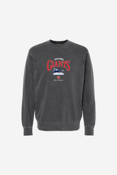 New York Giants Vintage Embroidered Crewneck - Black