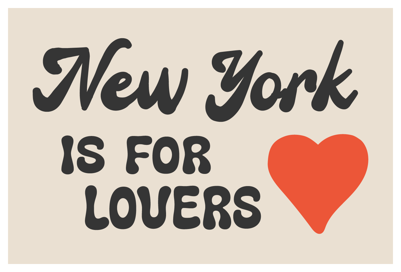 New York City is for Lovers Post Card Pack