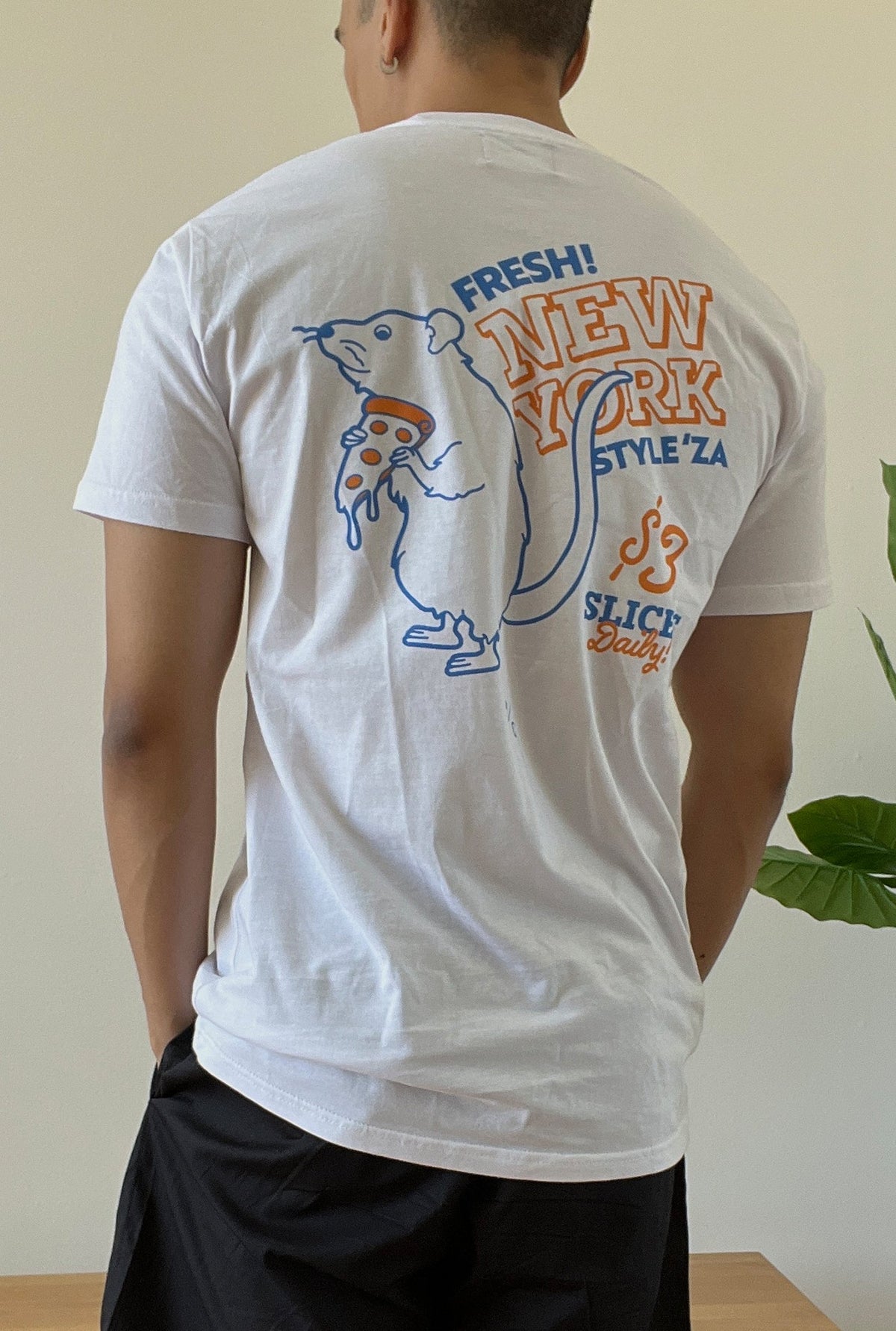 New York City Pizza T-Shirt - White