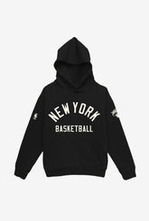 New York Knicks Heavyweight Hoodie - Black