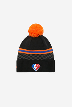 New York Knicks City Edition Pom Knit Toque - Black