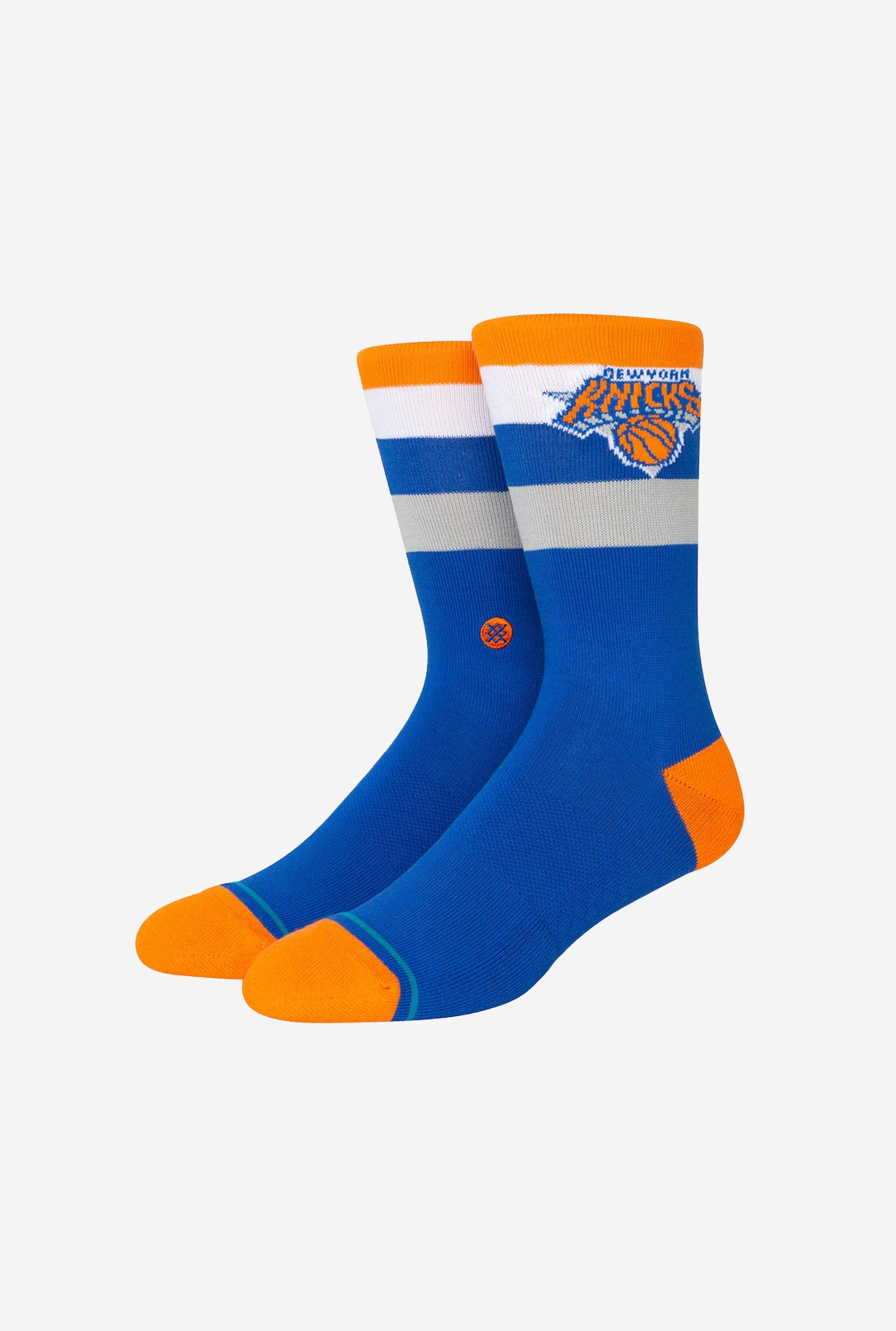 New York Knicks Stripe Crew Socks - Navy
