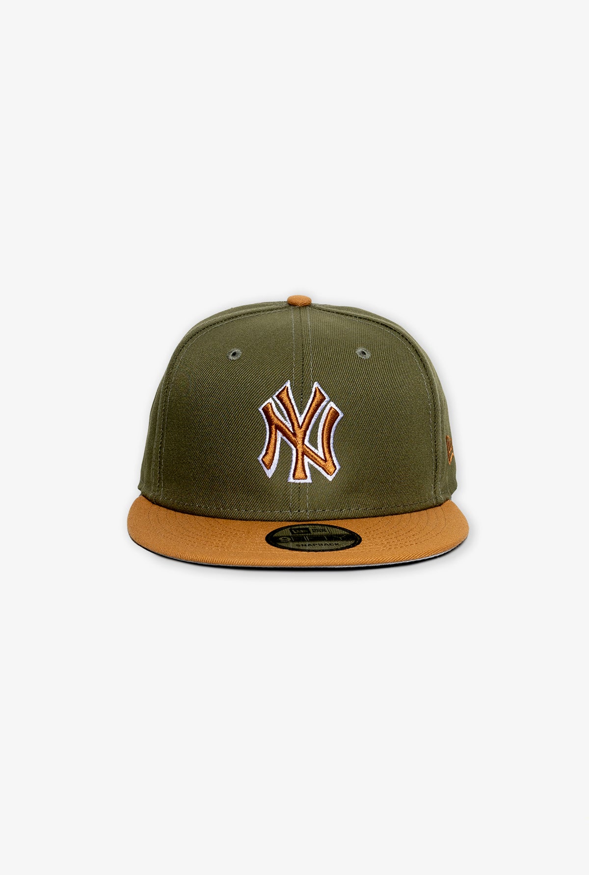 New York Yankees 9FIFTY 2-Tone Color Pack Snapback Hat - Olive/Tan