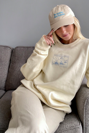 Peanuts My Anxieties have Anxieties Dad Cap - Natur 