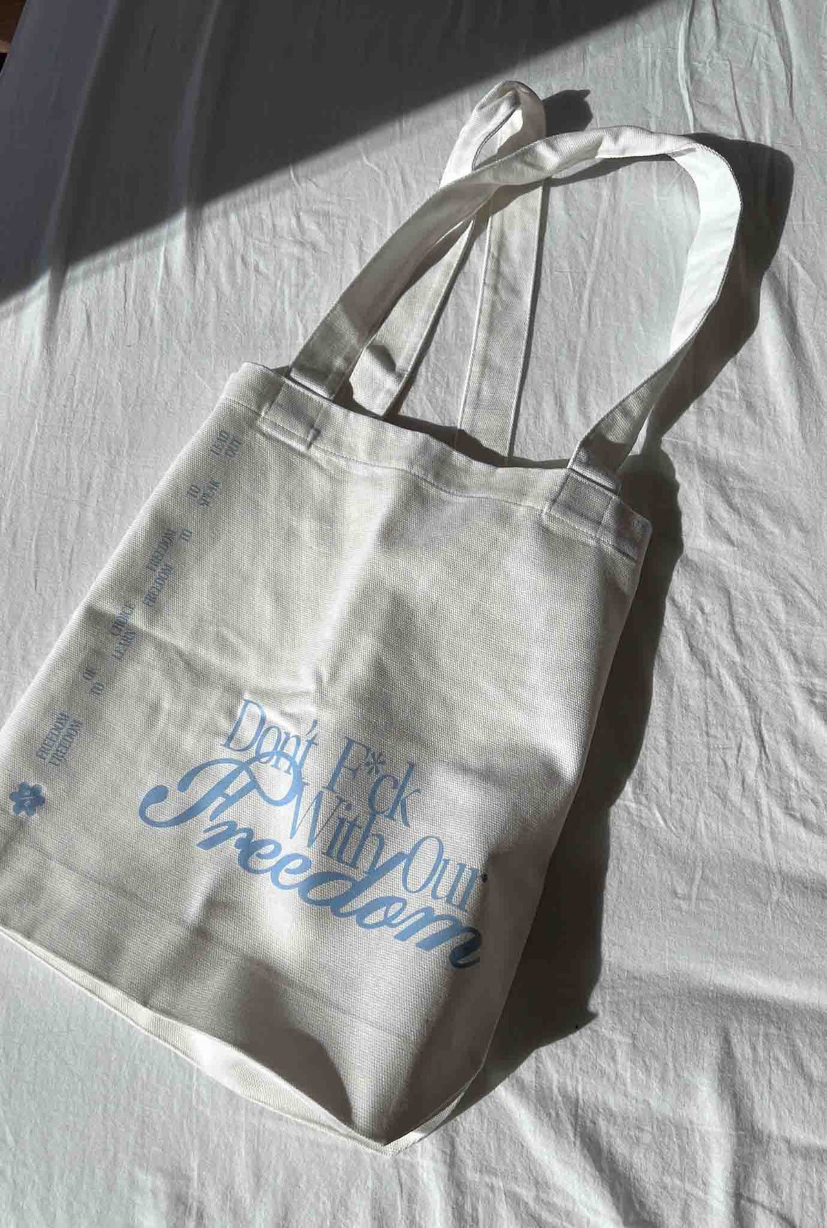 Don't F*ck With Our Freedom Tote Bag - Natural