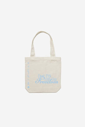 Don't F*ck With Our Freedom Tote Bag - Natural