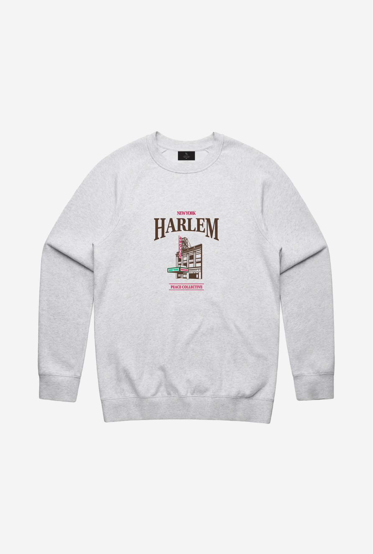 Harlem Vintage Crewneck - Ash