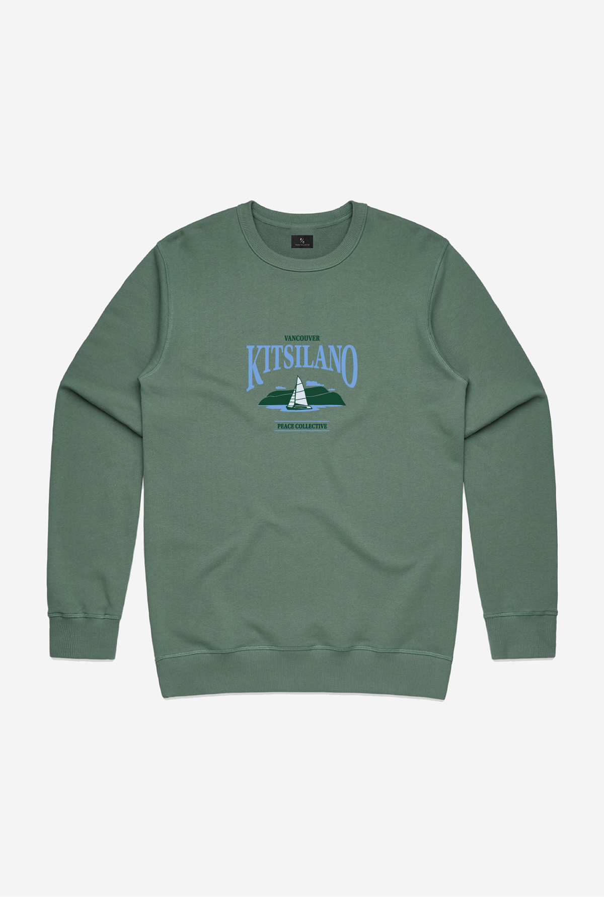 Kitsilano Vintage Crewneck - Sage