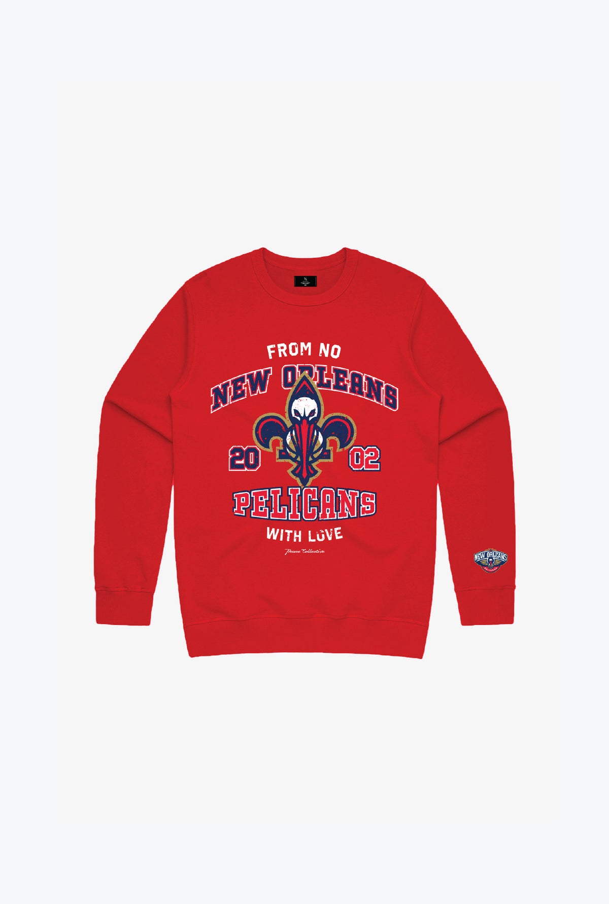 New Orleans Pelicans Washed Kids Crewneck - Red