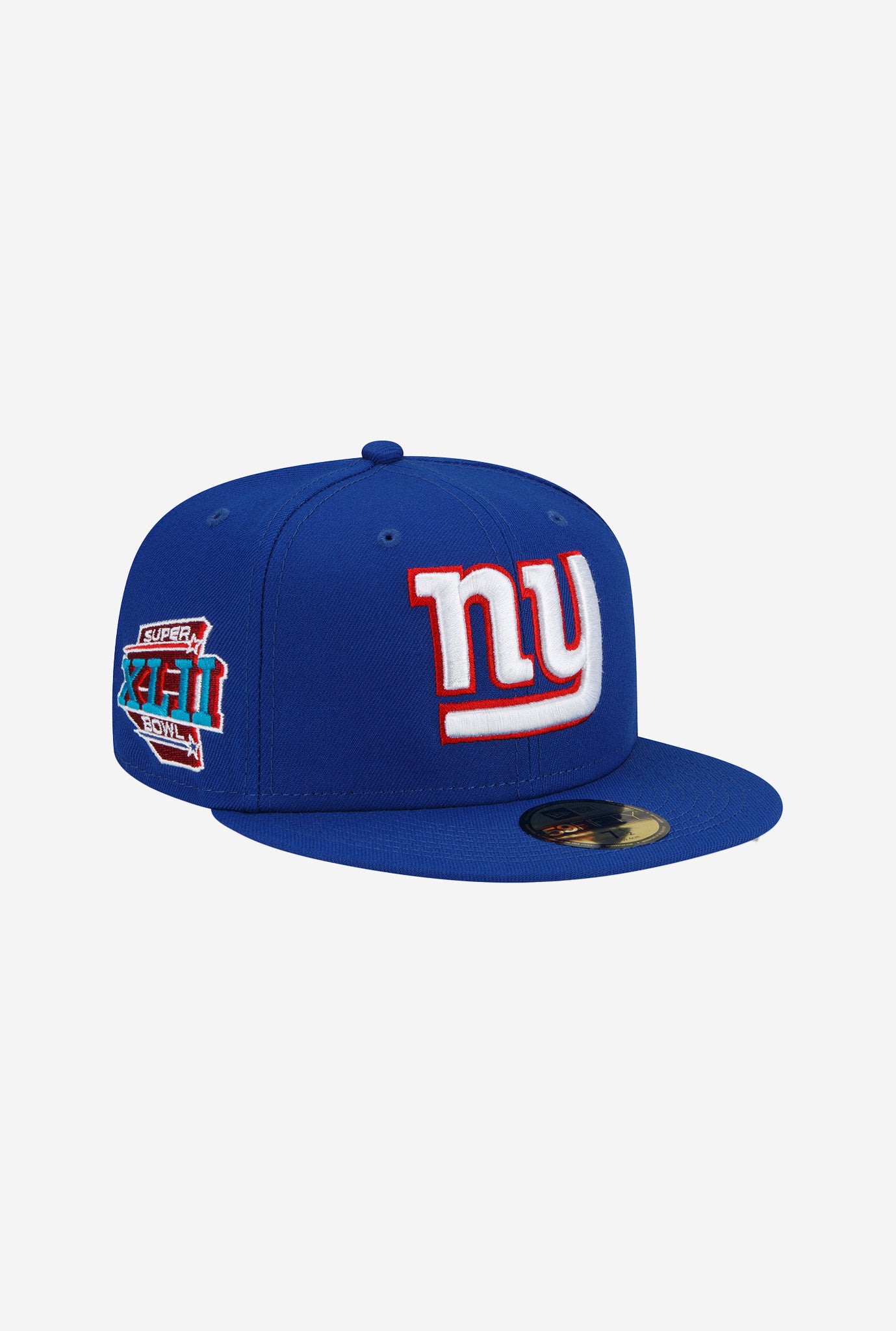 New York Giants 59FIFTY Super Bowl XLII Side Patch