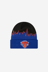 NBA Tip Off 22 New York Knicks Knit Beanie - Black/Blue