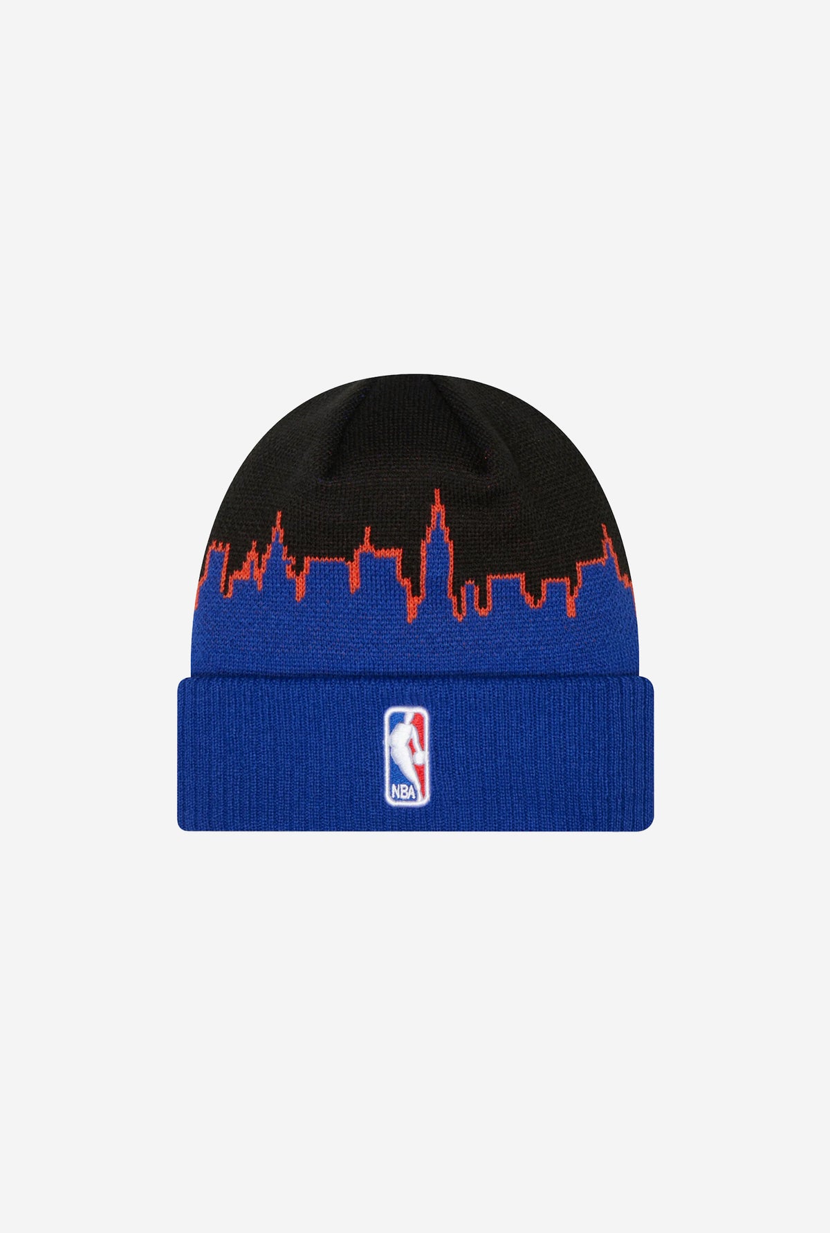 NBA Tip Off 22 New York Knicks Knit Beanie - Black/Blue