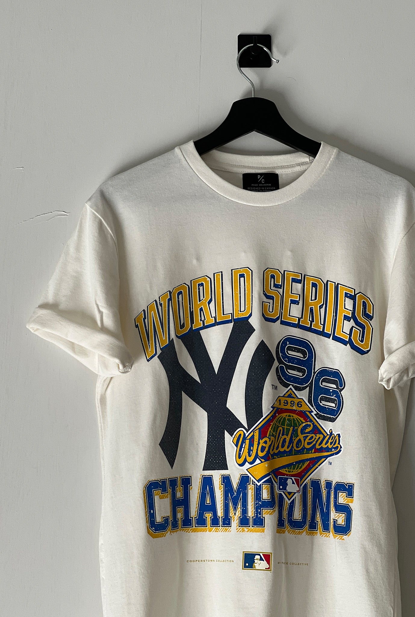 New York Yankees 1996 World Series Cooperstown Collection Premium T-Shirt - Natural