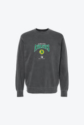 Oakland Athletics Pigment Dye Crewneck - Black