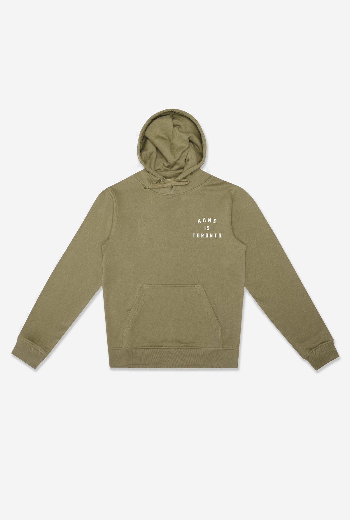 Home is Toronto Crescent Hoodie - Olive