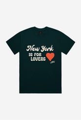 New York is for Lovers T-Shirt - Black