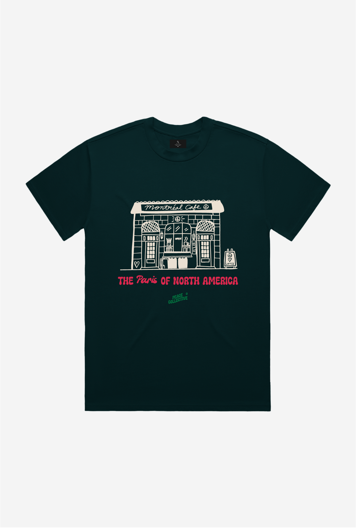 The Paris of North America T-Shirt - Forest Green