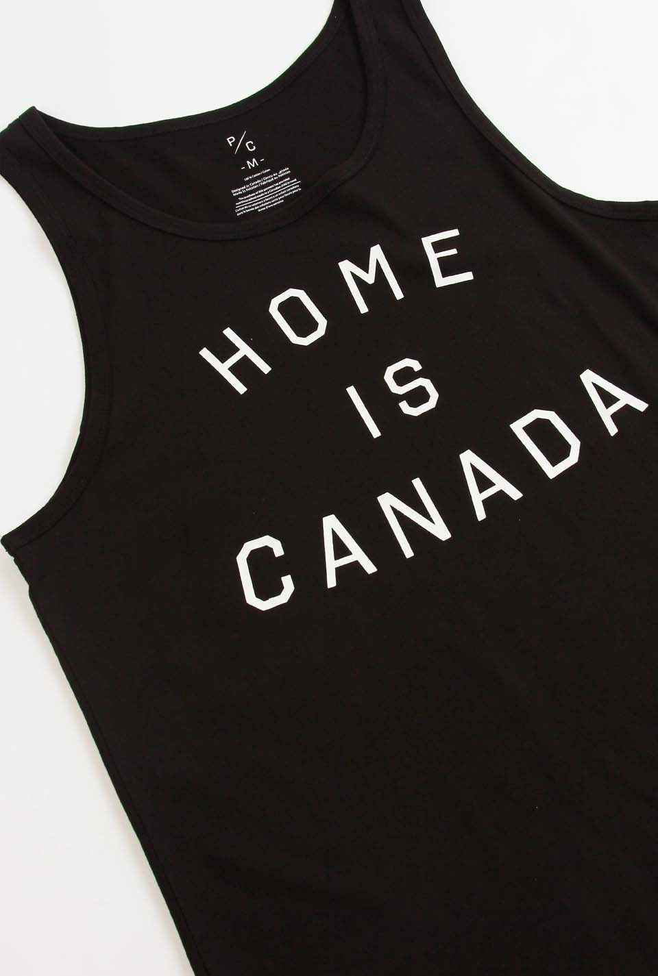 Home is Canada Tank - Black