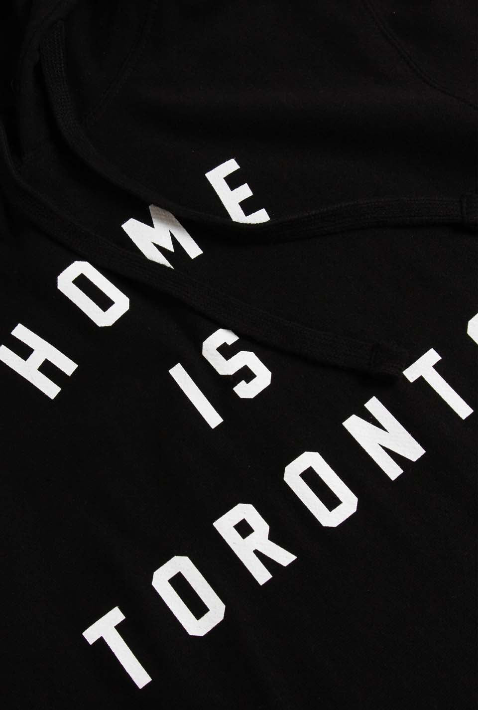 Home is Toronto Varsity Hoodie - Black