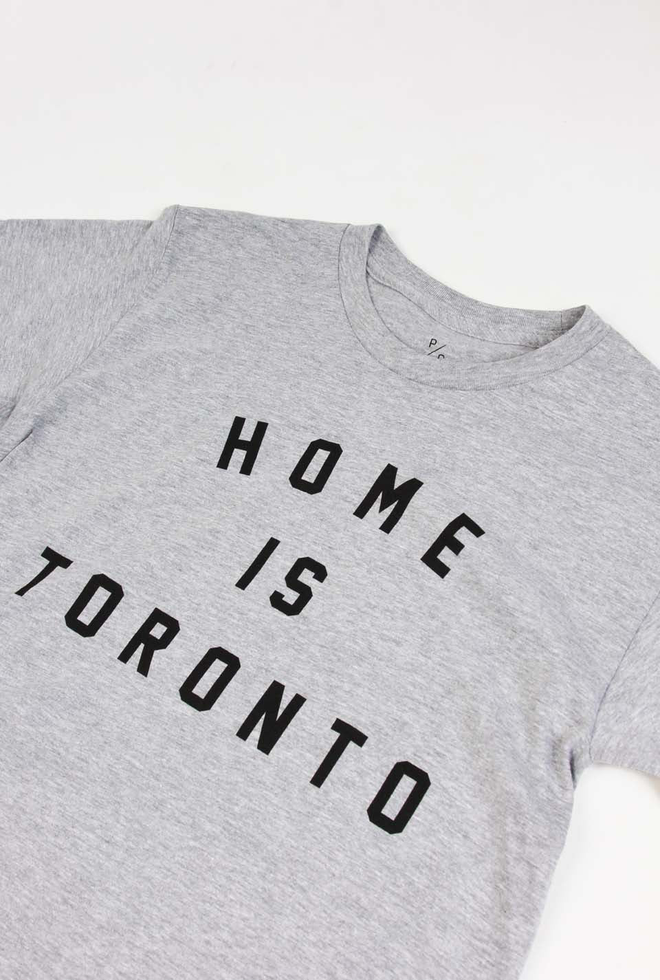 Home is Toronto Varsity T-Shirt - Grey