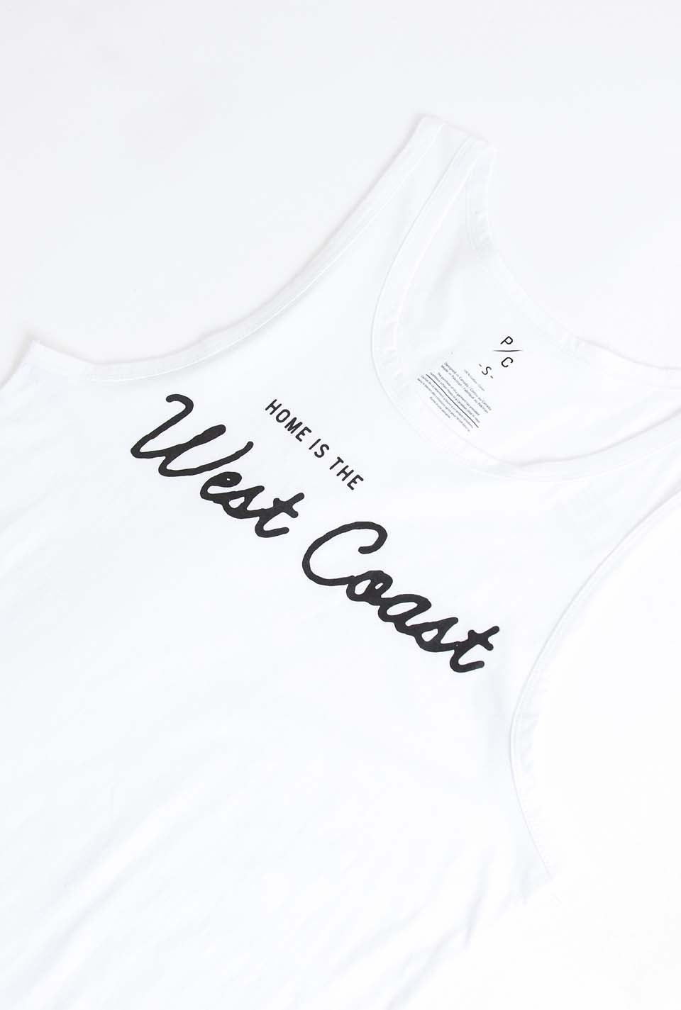 Home is the West Coast Tank - White