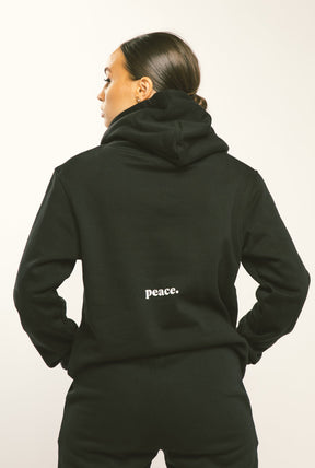 Peace Essentials Hoodie - Black