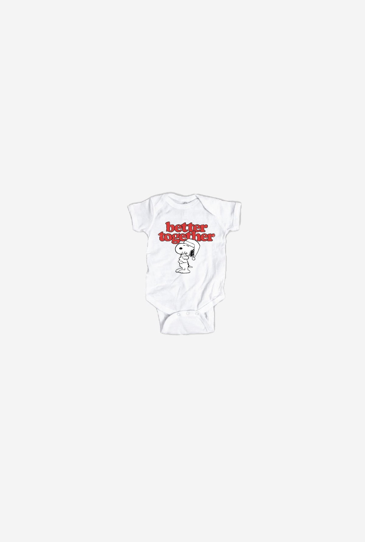 PC x Peanuts Snoopy Better Together Kinder-Strampelanzug, Weiß