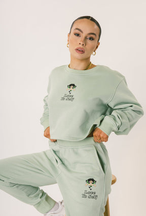 P/C x Powerpuff Girls Love Yo Self Joggers - Sage
