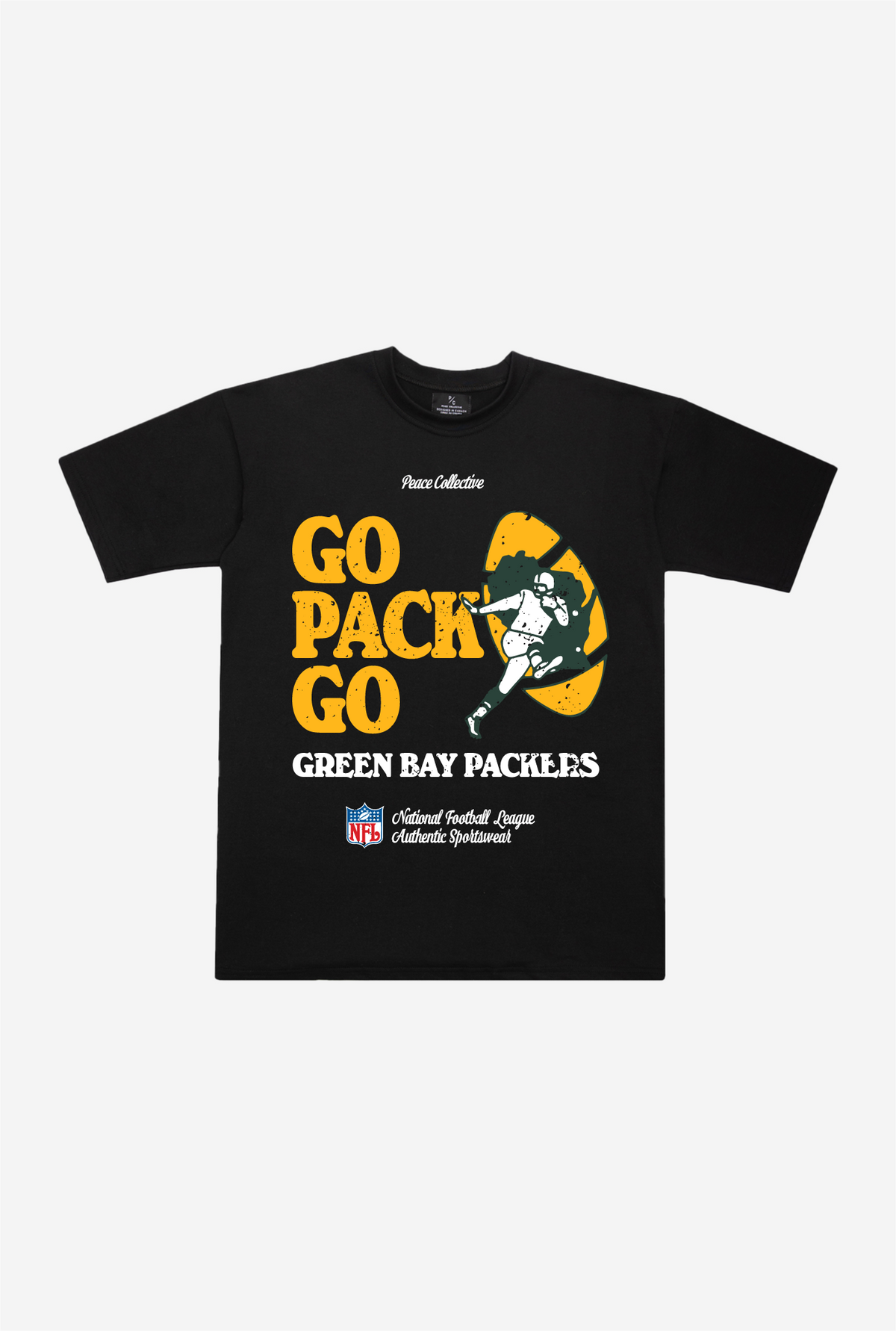 Green Bay Packers Vintage Ad Heavyweight T-Shirt