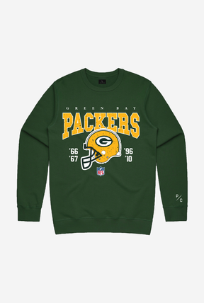Green Bay Packers Vintage Crewneck - Forest Green