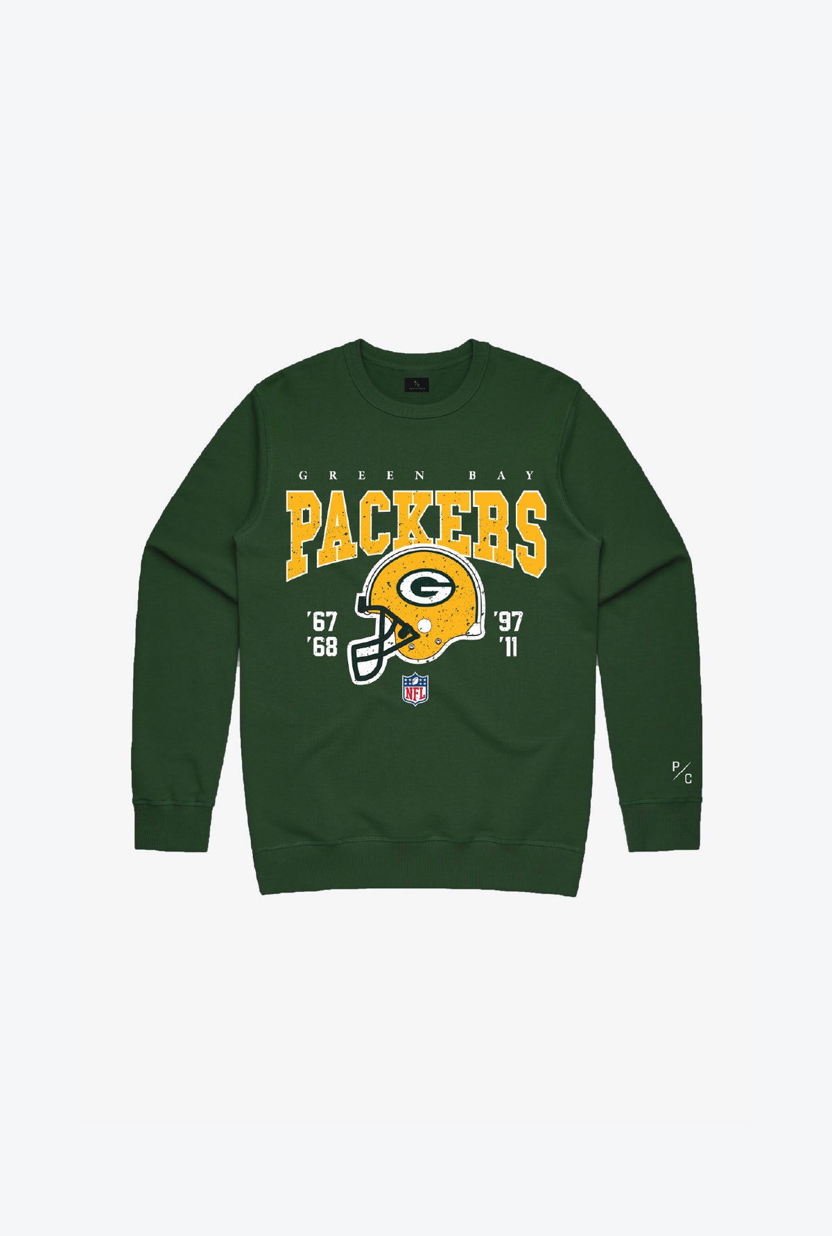 Green Bay Packers Vintage Kids Crewneck - Forest Green