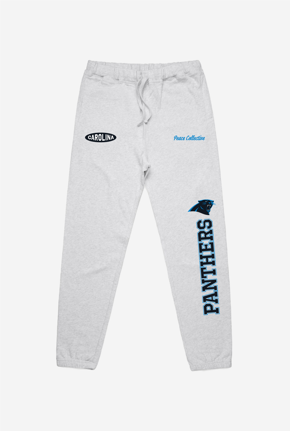 Carolina Panthers Washed Graphic Joggers - Ash