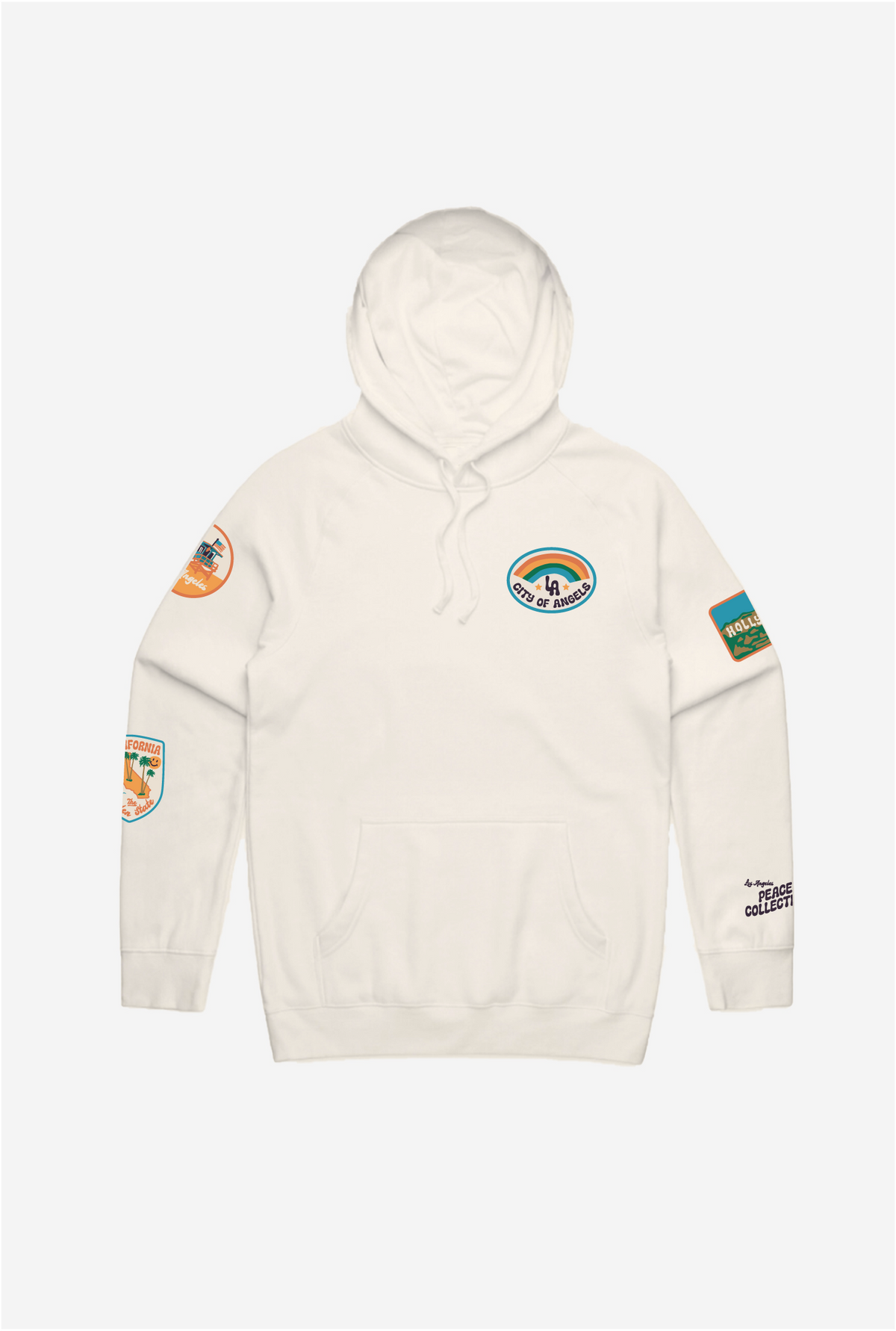 City of Angels Patch Hoodie - Ivory